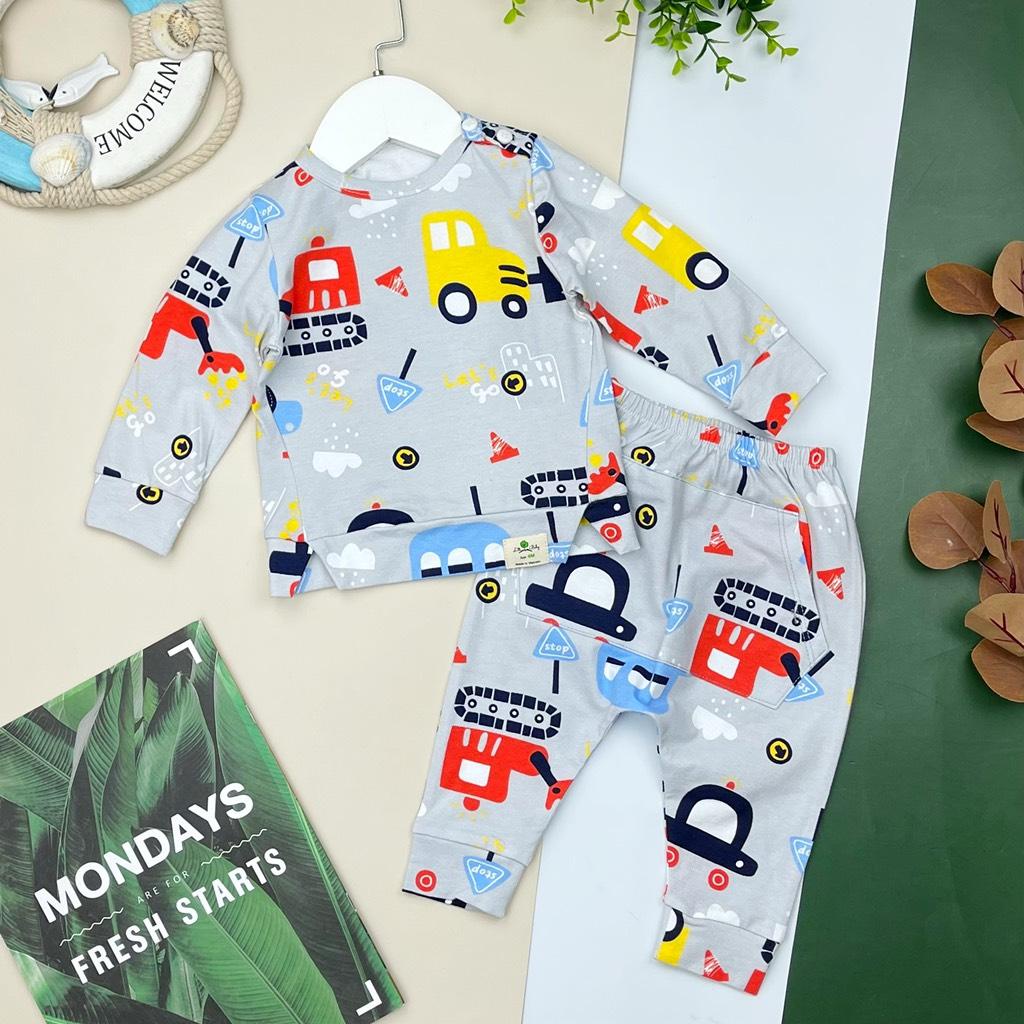 Bộ da cá sơ sinh họa tiết LITIBABY 1/7