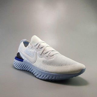 [video+ảnh thực] Giày Sneaker Epic React Flyknit 2 White Grey