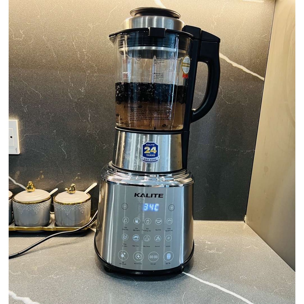 Máy Làm Sữa Hạt Kalite KCB4171 Thiết Kế Thông Minh Hiện Đại Đầy Đủ Chức Năng Bảo Hành 12 Tháng Xay Hạt Siêu Mịn