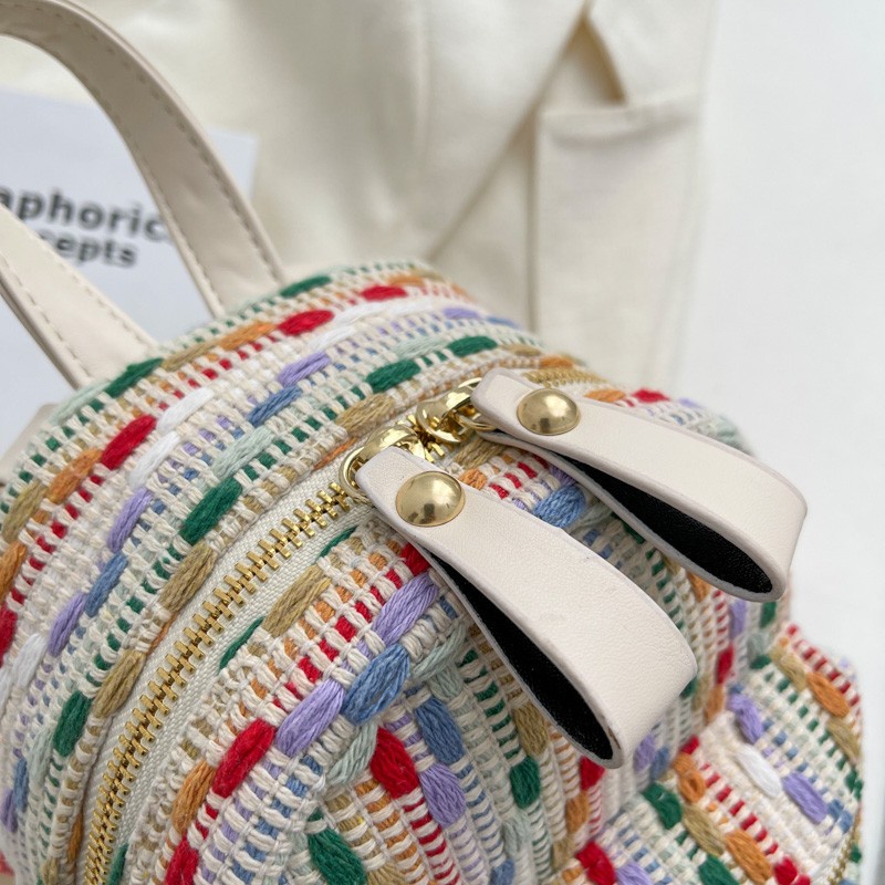 Túi cói Mini Đan Sợi Rơm Phong Cách Hàn Quốc Thời Trang Sang Trọng Cho Nữ 2022