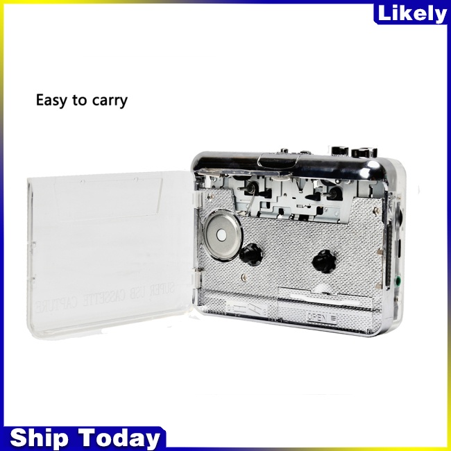 Bộ Máy Ghi Âm Băng Cát-Xét Sang Mp3 Loại c Trong Suốt