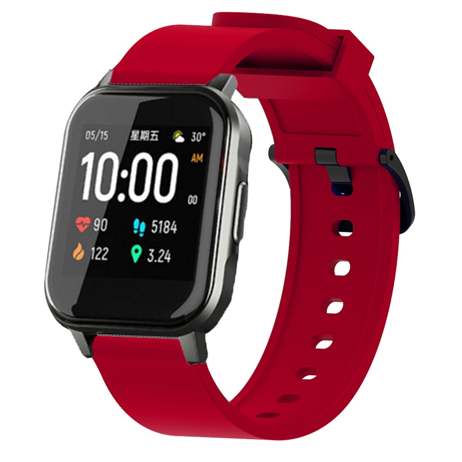 Dây Đeo Silicone Thay Thế Cho Đồng Hồ Thông Minh Xiaomi Haylou Smart Watch 2 LS02 RS4 RS4 Plus