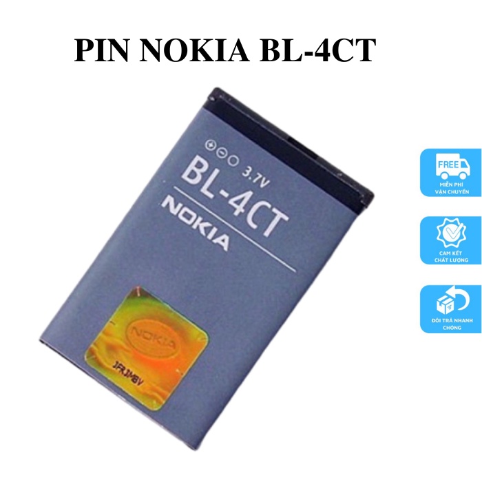 Pin Nokia 5310, X3, 5630, 7230, 7271, 7310, 6600F, 7210C mã pin BL-4CT nhập khẩu