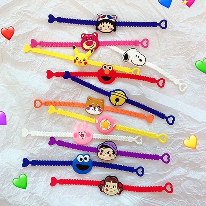 Vòng Tay Silicon Cartoon Nam Nữ Dễ Thương - La mode | BigBuy360 - bigbuy360.vn