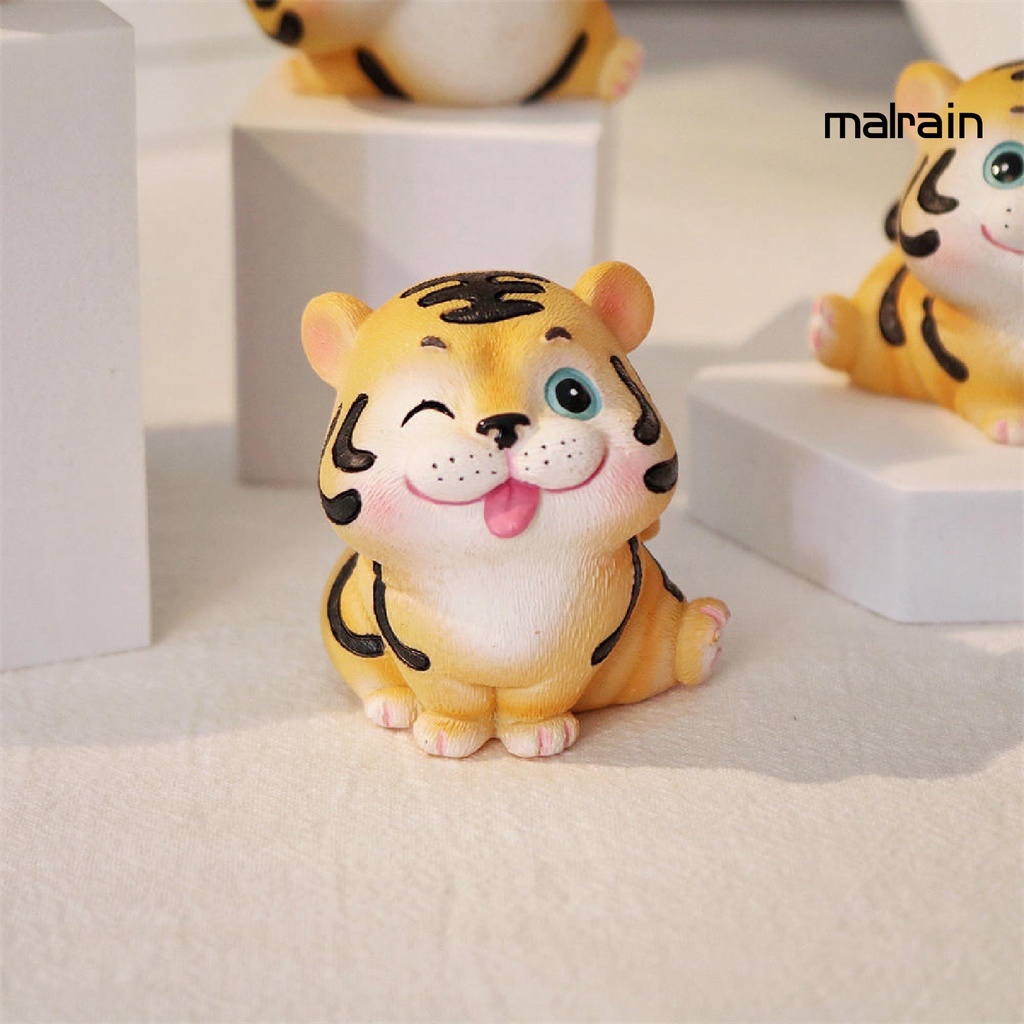 Đồ trang trí Chú Hổ Hoạt Hình Dễ Thương Dùng Để Trang Trí Xe Ô Tô Tiện Dụng