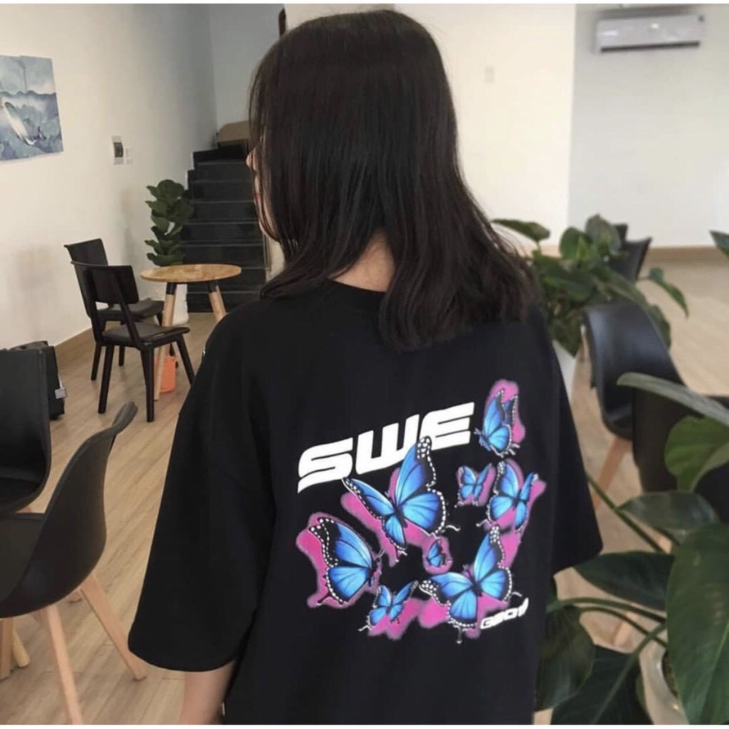 [Y HÌNH 100%]Áo Thun Nam Nữ SWE From Rộng Hot Trend Mới Vải Mềm Mịn Giá Xưởng | BigBuy360 - bigbuy360.vn