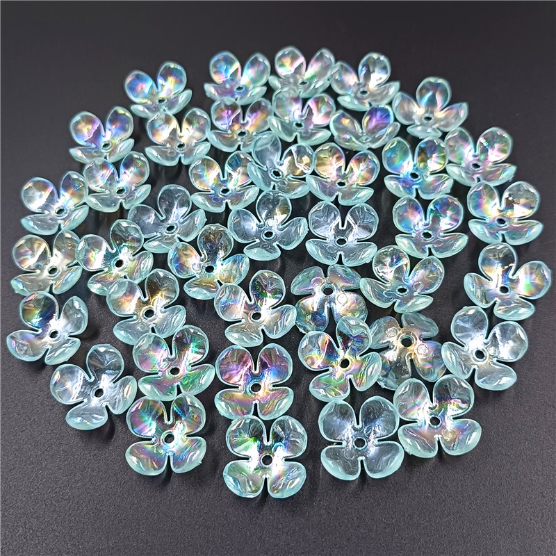 Bộ 20 Hạt Hình Cánh Hoa AB4 Làm Trang Sức