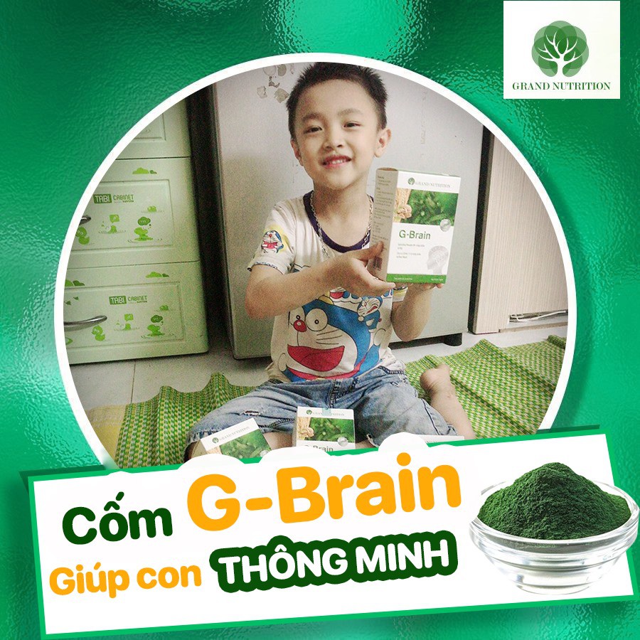 Cốm sữa tảo non G-Brain ❤️[ CHÍNH HÃNG ] ❤️ Hỗ trợ phát triển trí não cho trẻ em