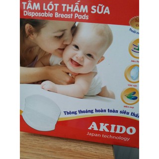 Lót thấm sữa akido / 24 miếng sx 05/2019