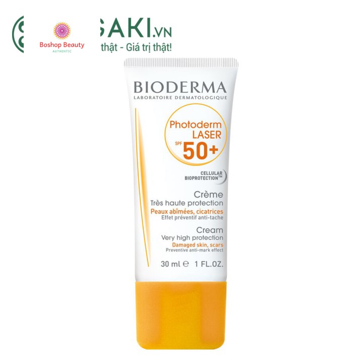 [Mã giảm mỹ phẩm chính hãng] Kem Chống Nắng Ngừa Vết Thâm Bioderma Photoderm Laser SPF50+ 30ml