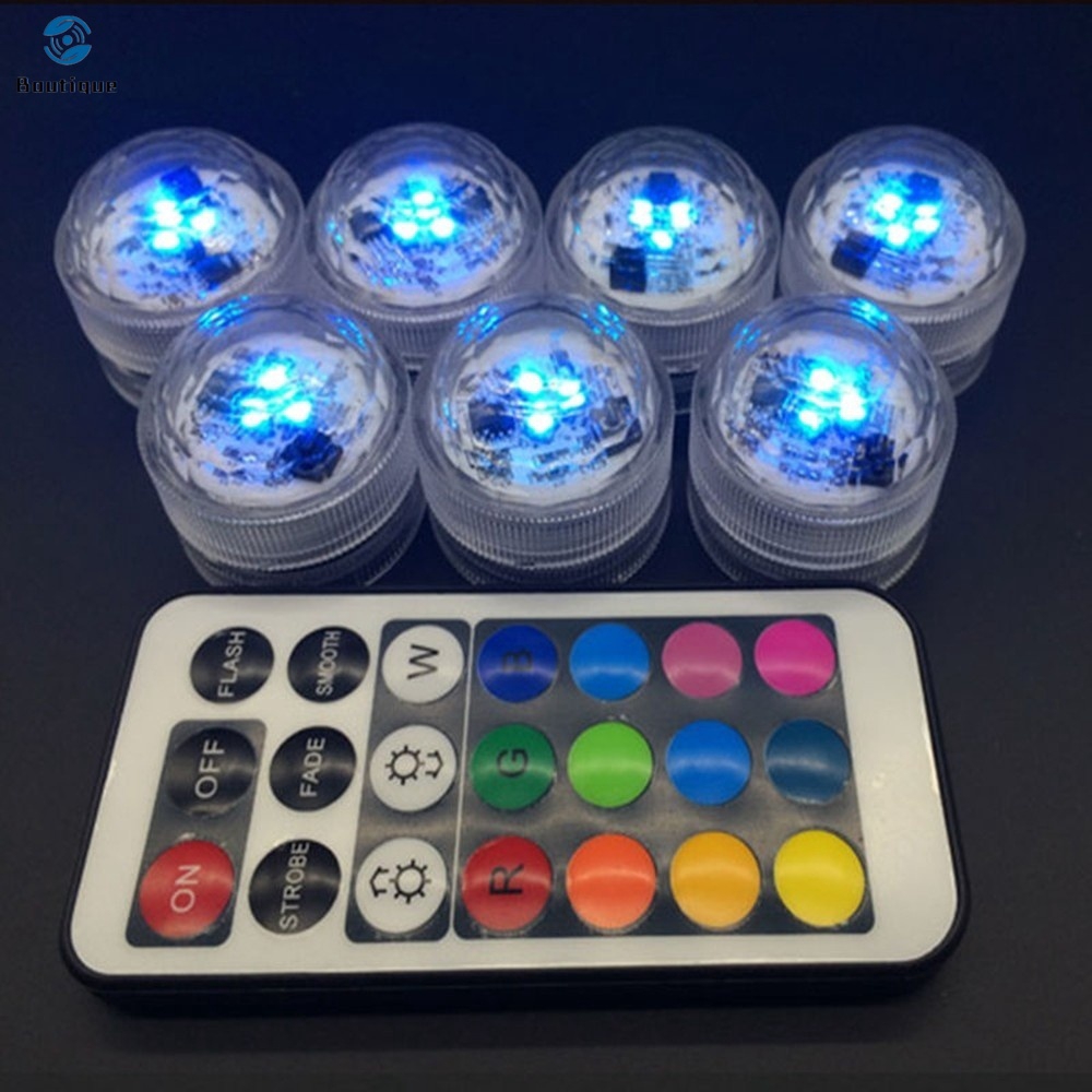 Đèn Led Trang Trí Bể Cá Hình Tròn Đổi Màu