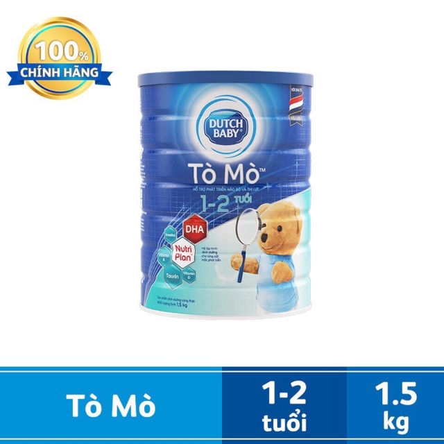 SỮA BỘT CÔ GÁI HÀ LAN TÒ MÒ 1.5KG   1 - 2 TUỔI