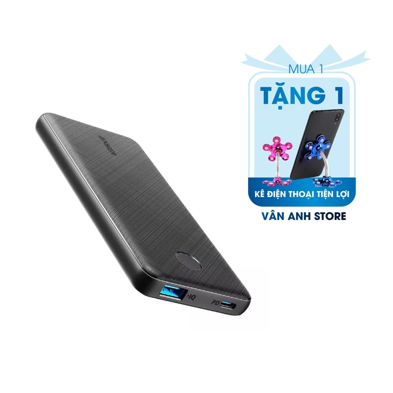 PIN DỰ PHÒNG ANKER POWERCORE SLIM 10.000MAH PD - A1244 - PIN DỰ PHÒNG ANKER SIÊU MỎNG NHẸ CHÍNH HÃNG TRÂU