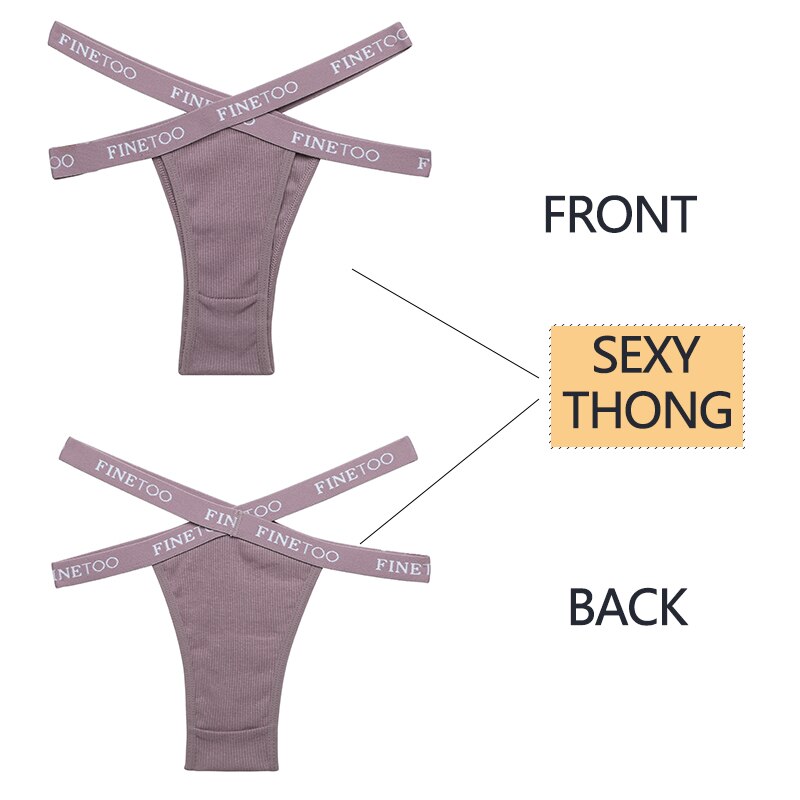 Set 2 Quần Lót Cotton Đan Dây Quyến Rũ Dành Cho Nữ | BigBuy360 - bigbuy360.vn