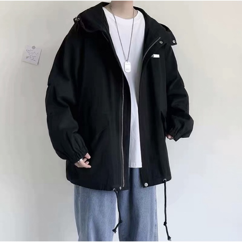 áo khoác dù nam 2 lớp phong cách chỉ 89k
