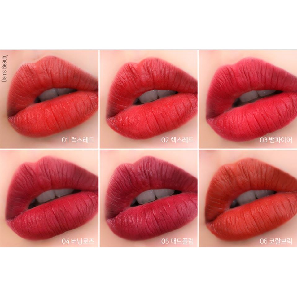 Son Kem Lì A. BLACK Artistic Velvet Tint Lux Red by CLIO COSMETICS | BigBuy360 - bigbuy360.vn