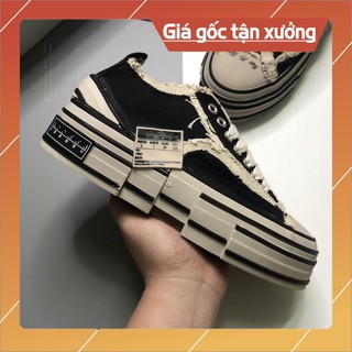 Giày Xvessel, giày CV Rách Hot Nhất 2021 Đế Gỗ Tăng Chiều Cao 4 Cm Siêu Đẹp Siêu Xinh | XVELRAC001