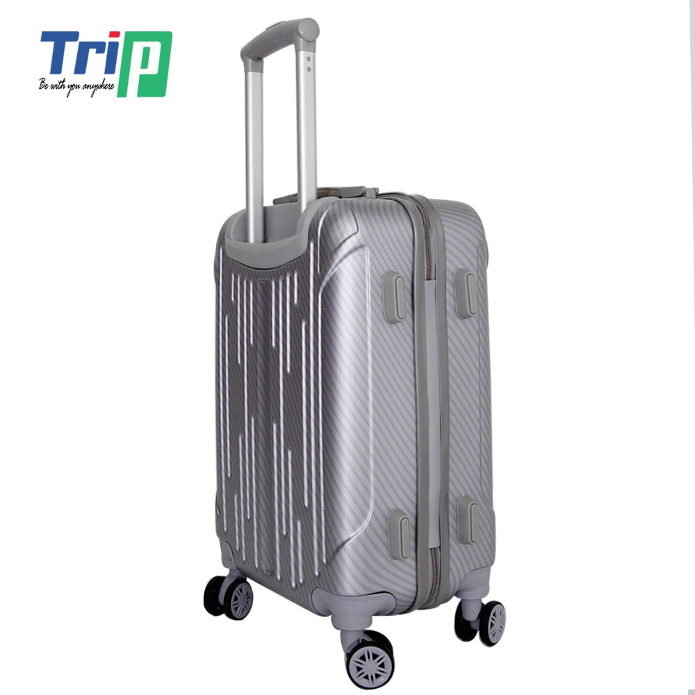 Bộ 2 Vali Chống Trộm TRIP PC053 - Size 50+60cm - Màu Bạc