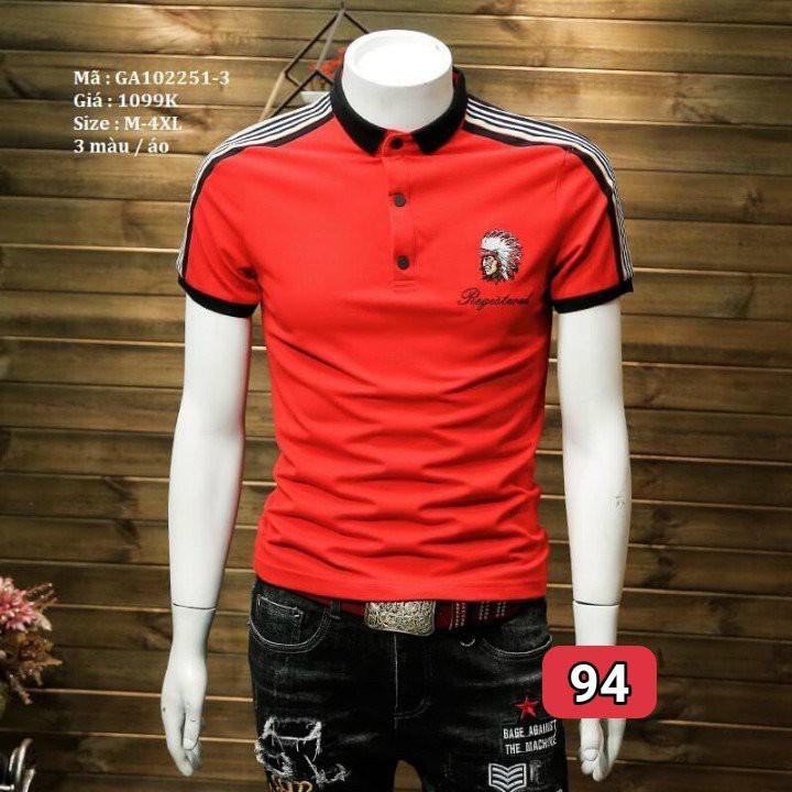 Áo thun nam tay ngắn có cổ- áo phông nam cổ bẻ chất coton co giãn nhiều mẫu PN ms91