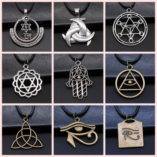 Bùa hộ mệnh mắt horus mặt dây chuyền vòng cổ trang sức handmade tự làm. lmy000