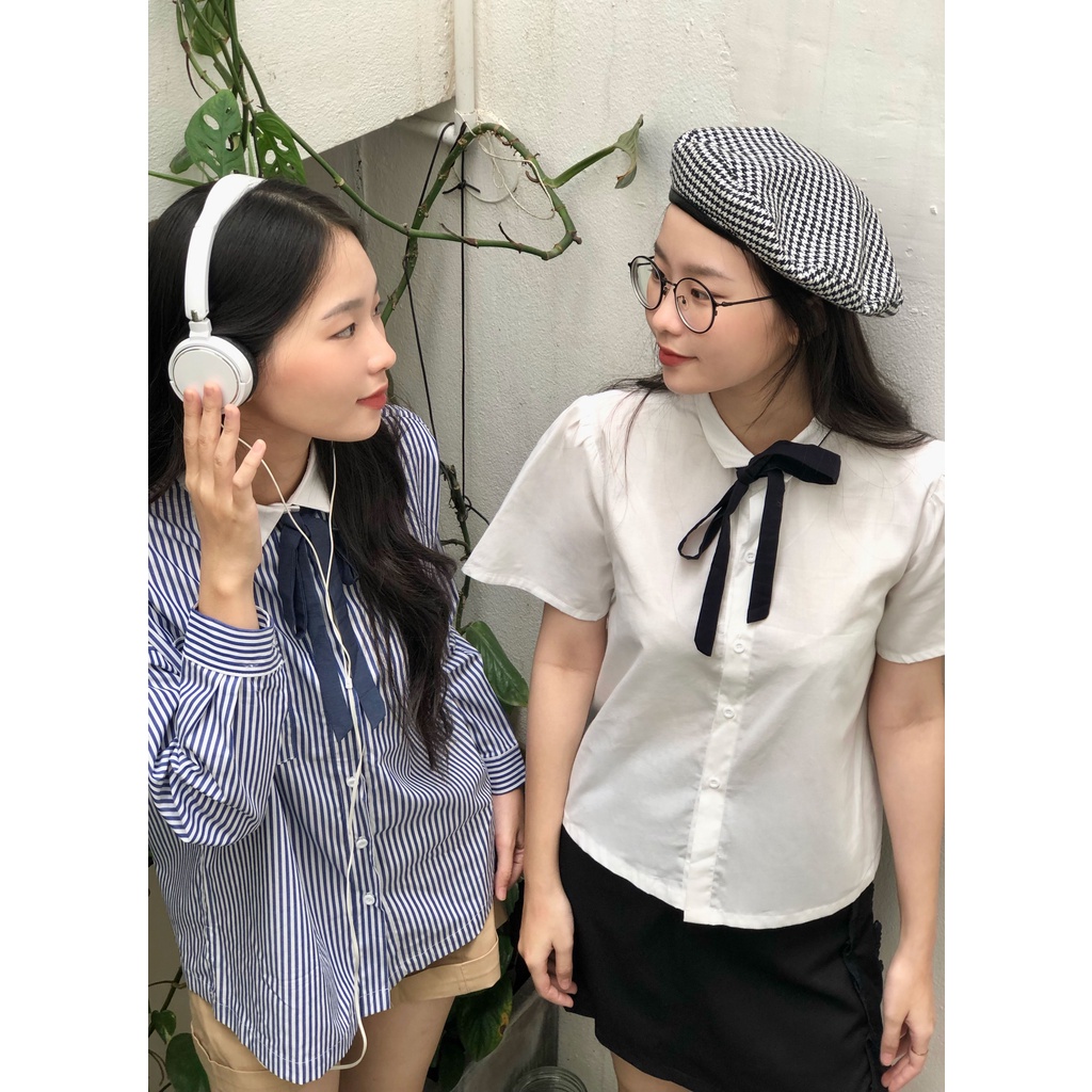 Áo sơ mi dáng A tay phồng - Cara shirt - SODA POP