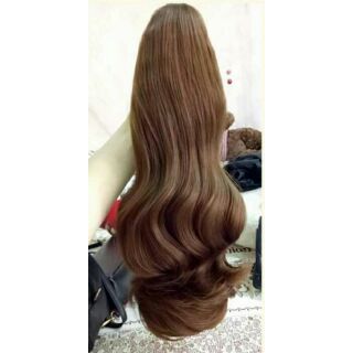 Ngoạm tóc giả xoăn dài 50cm hình shop tự chụp