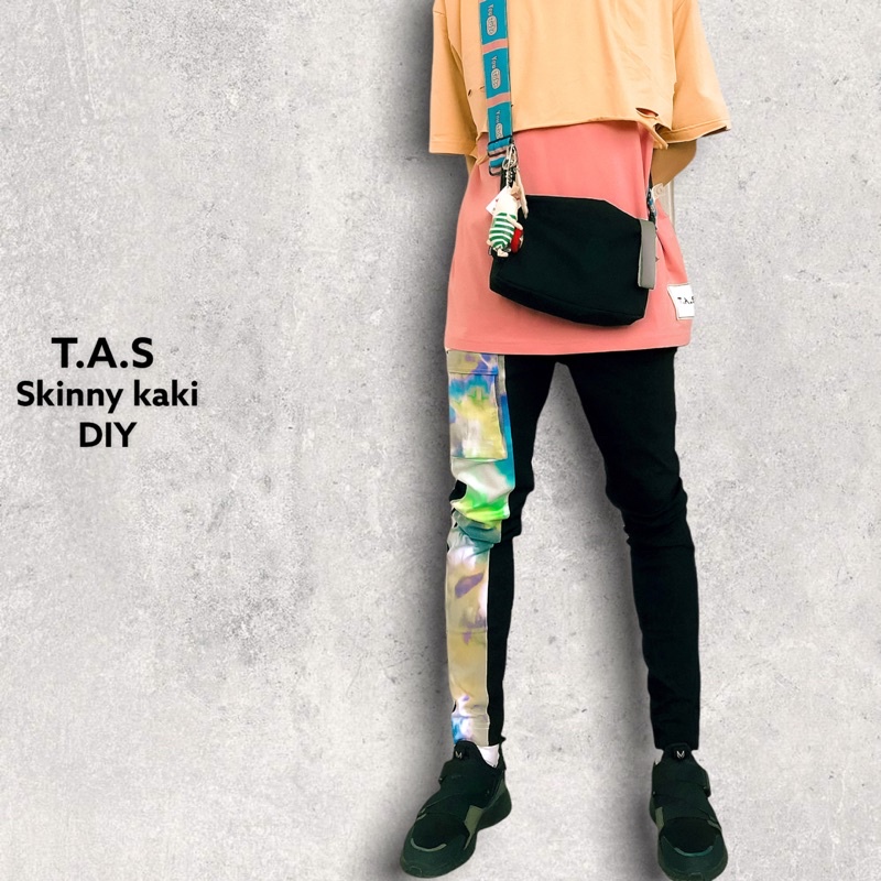 Quần Kaki - Tiedye-Skinny Pants