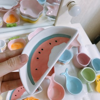 Đĩa ăn dặm hình dưa hấu