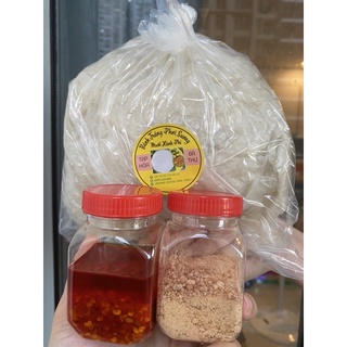 500GR BÁNH TRÁNG PHƠI SƯƠNG + MUỐI NHUYỄN + SA TẾ