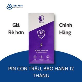 Pin con trâu BISON cho iPhone bảo hành 12 tháng