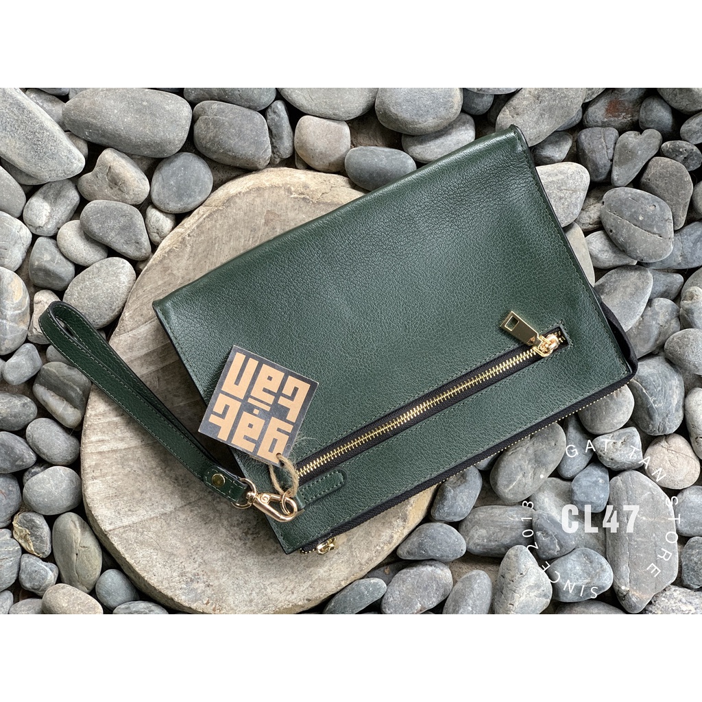 [BẢO HÀNH TRỌN ĐỜI] Clutch Nam / Clutch Công Sở Cao Cấp Hàng Đẹp Gạt Tàn Store / Cam Kết Da Bò Thật 100% - CL47