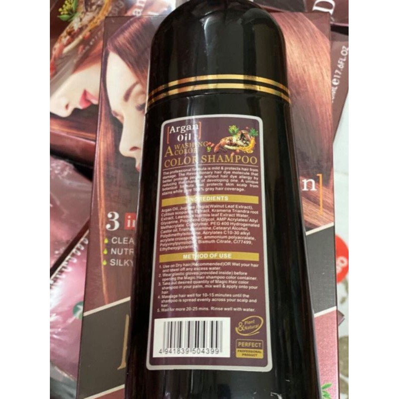 Dầu gội nâu, gội đen tóc Bi Bôp Collagen mẫu mới | BigBuy360 - bigbuy360.vn