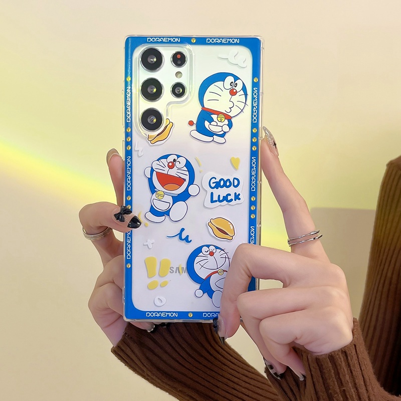 Ốp Điện Thoại Hoạt Hình Doraemon Cho Samsung Galaxy M53 M33 M23 A73 A53 A33 A22 A32 5G A52 A52S A72 A42 M42 A12 M12 5G A23 A13