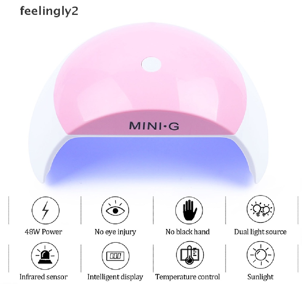 Đèn Hong Khô Móng Tay Bằng Tia UV Cảm Biến Thông Minh 48W