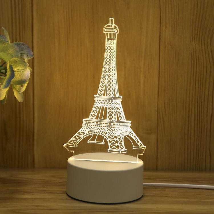Đèn ngủ để bàn 3D trang trí dễ thương , đồ decor phòng ngủ cute