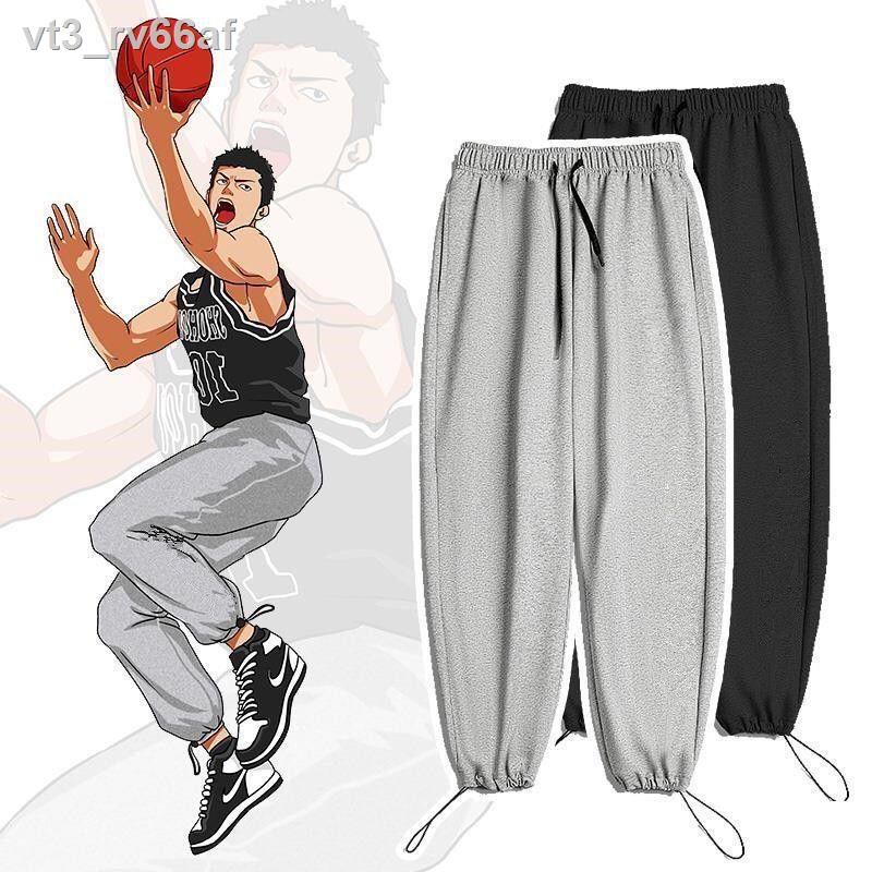 Quần thể thao nam mùa xuân và hè dài bóng rổ thẳng rộng rãi NBA dây rút có buộc chân Uncle Owen Drew Sweatpants