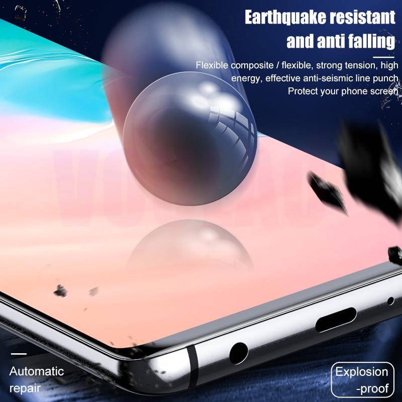 Set 3 miếng dán cường lực cho Samsung Galaxy S7 Edge S8 S9 S10 S20 Plus Note 8 9 10 và phụ kiện