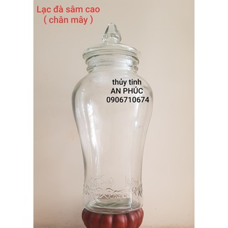 [HỎA TỐC -TPHCM] Bình ngâm rượu thủy tinh chân mây ( lạc đà sâm cao ) 10L giá sốc