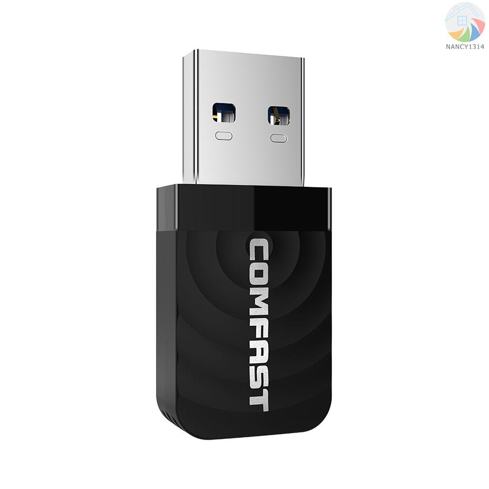 Mới Usb Wifi Không Dây Comfast Cf-812Ac Gigabit Ac 1300mbps Wi-Fi 2.4g 5.8ghz