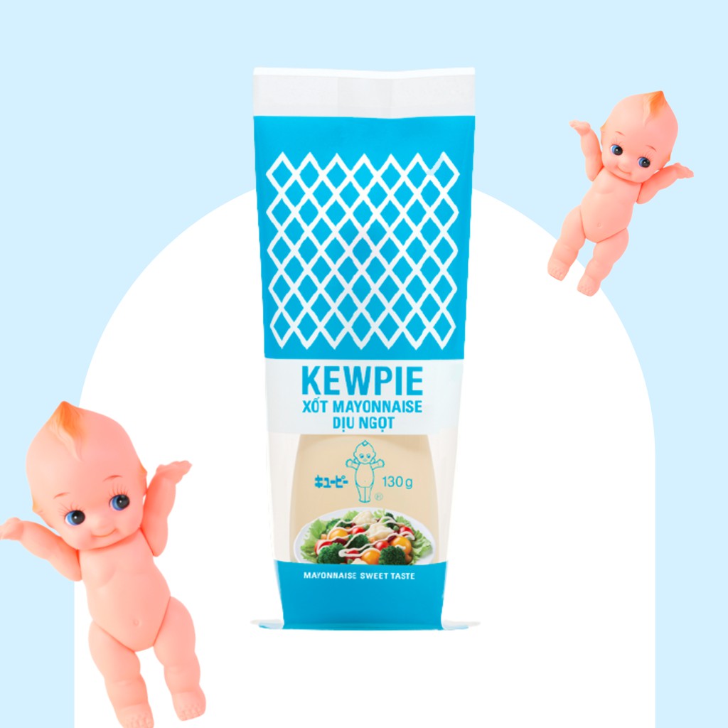 [Hàng chính hãng] Xốt Mayonnaise dịu ngọt 130g KEWPIE - Mayonnaise Sweet Taste - Cho món ăn thêm ngon