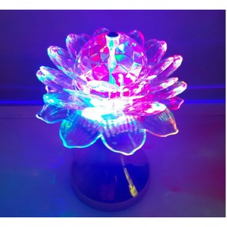 Đèn hoa sen xoay tròn 360 độ