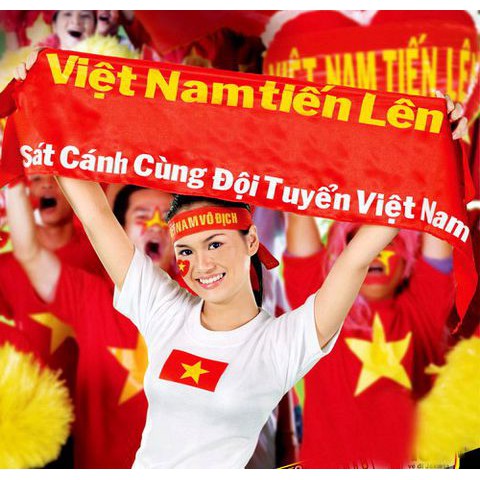 Mẫu băng rôn cổ vũ bóng đá Việt Nam vô địch