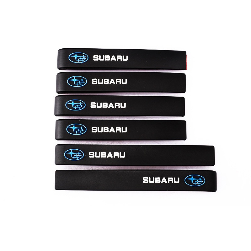 Set 6 Miếng Dán Viền Cửa Xe Hơi Subaru XV Forester Impreza Chống Trầy Xước