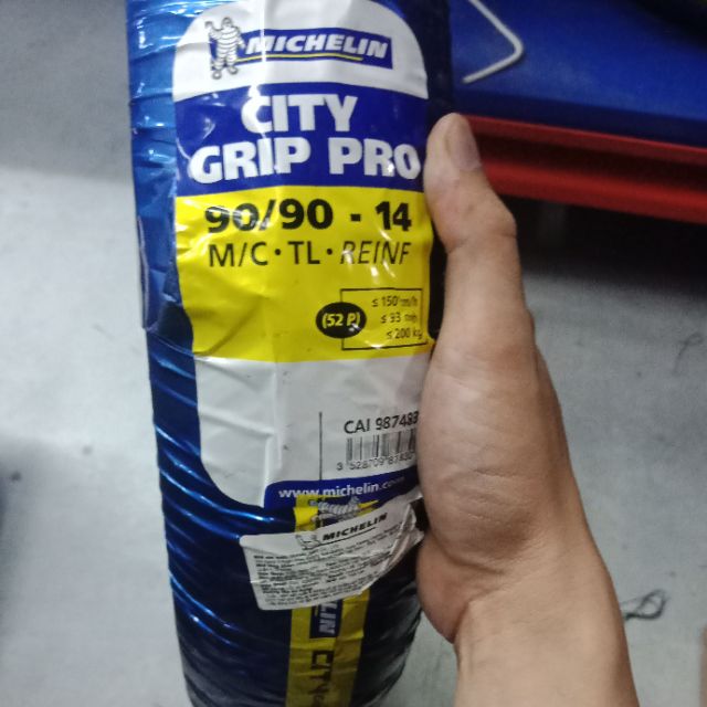 Vỏ  xe Michelin City Grip Pro 90/90-14 TL Thái Lan _ Lốp Trung Thành