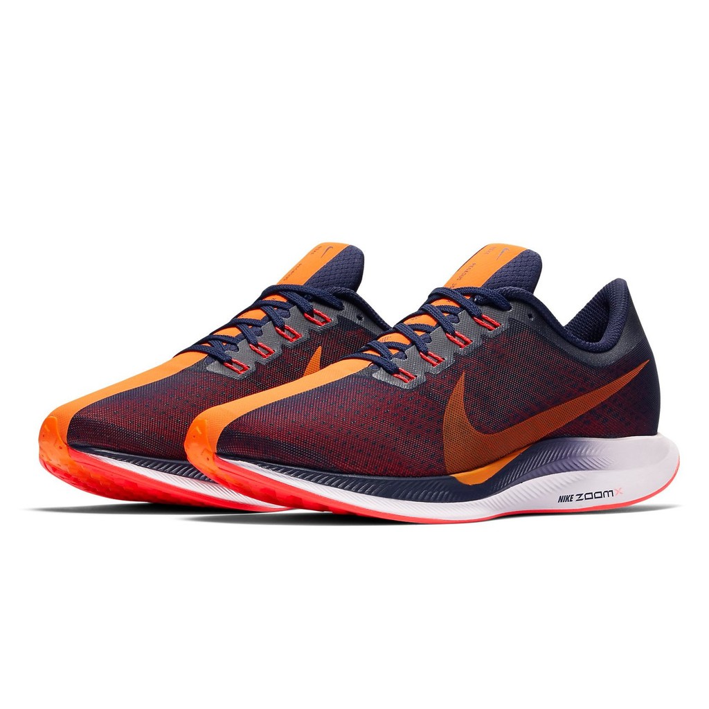 Giày Sneaker Zoom Pegasus 35 Turbo 2.0 Blackened Blue/Orange Peel