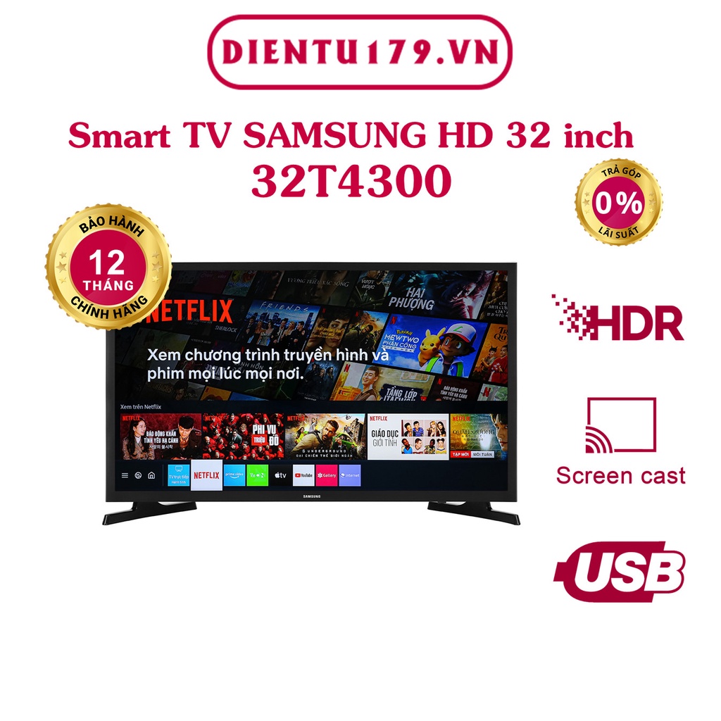 Tivi Samsung Smart 32T4300 32 inch HD