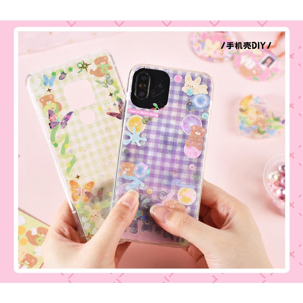 Tấm sticker INFEEL.ME hình Goo Goo dễ thương dán trang trí sổ tay diy