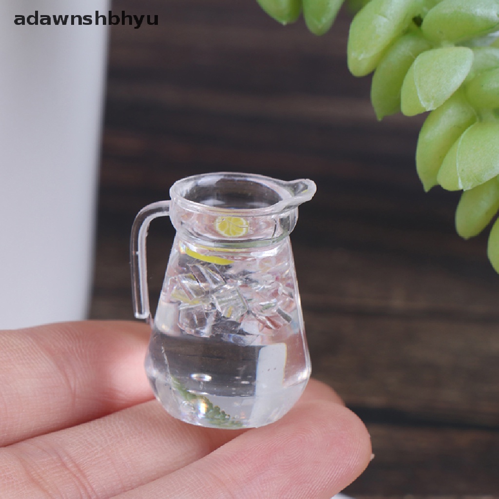 [adawnshbhyu] 3pc/set Dollhouse Miniature food lemon Juice Jug cup for Dollhouse Furniture [adawnshbhyu]