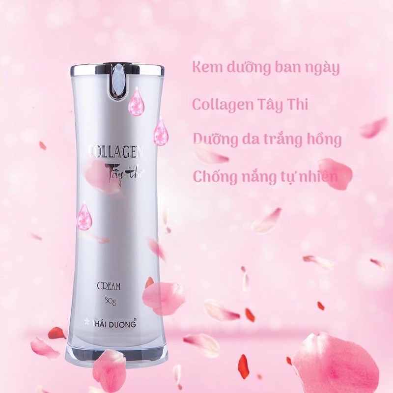 Bộ đôi kem và nước dưỡng trắng đẹp da Collagen Tây Thi [Chính hãng]