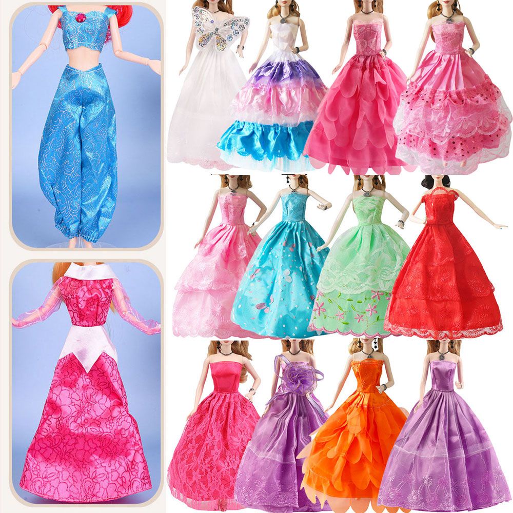 Đầm thời trang diy thiết kế dành cho cho búp bê 30cm